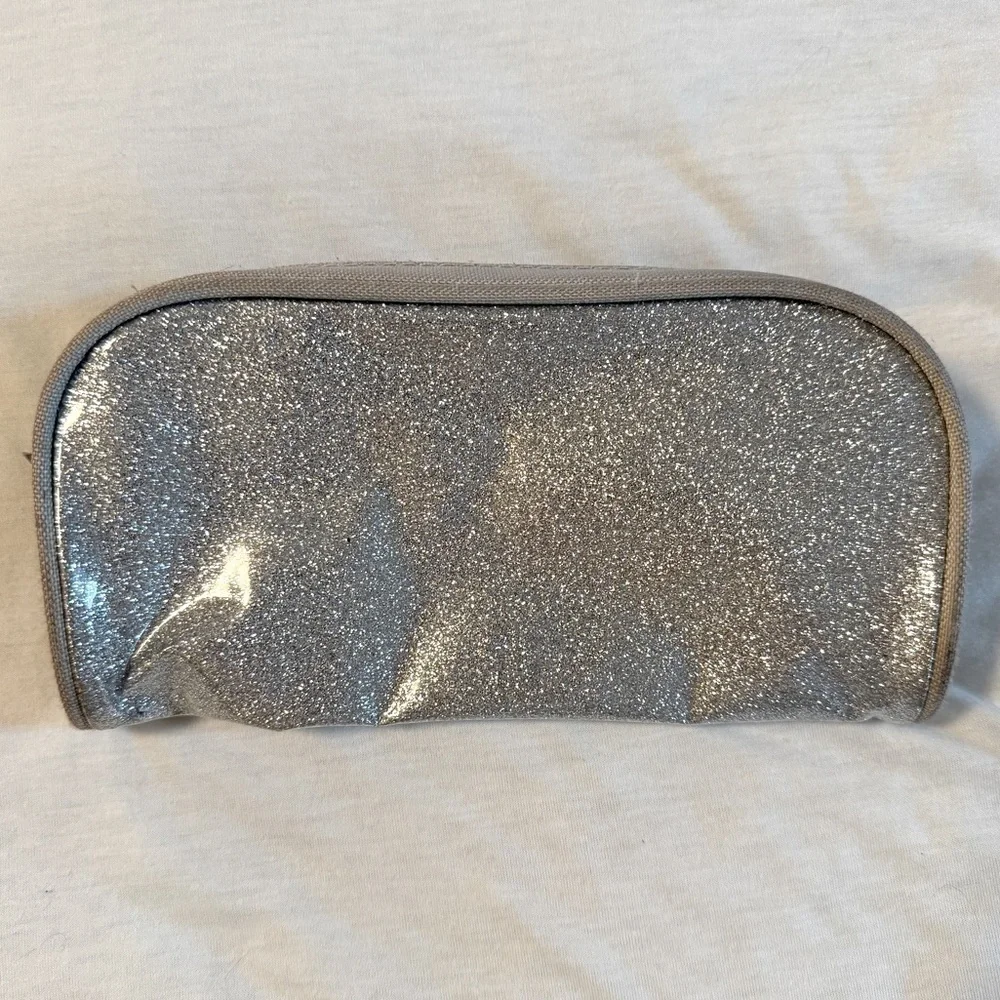 Silver Glitter Deluxe Pencil Pouch